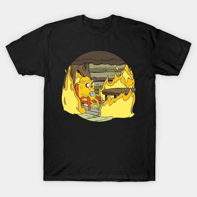 Adventure Time - This is fine! T-Shirt by gseignemartin